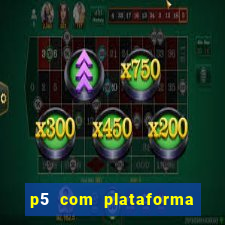 p5 com plataforma de jogos